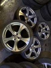 18” WOLFRACE ALLOY WHEELS ALLOYS RIMS TYRES MINI 4x100 VAUXHALL CORSA CLIO RENO