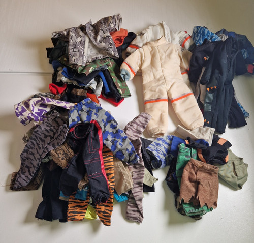 Job lot action man clothing - lot, of