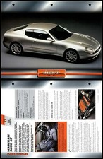 Maserati 3200 GT - 1998 - Sports Atlas Dream Cars Fact File Card