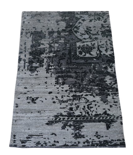 Modern hand knotted wool - modern, rug