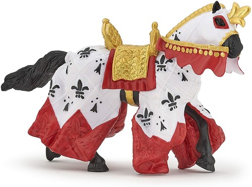 Papo red king arthur horse - red,