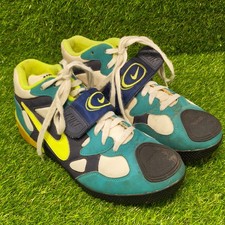 Vintage Nike Zoom Javilen Track Spikes Yellow Volt US10 UK9 Mens Shoes 