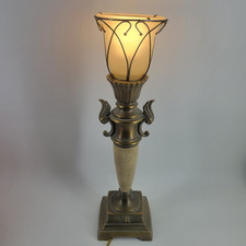 Vintage Art Deco Brass Table