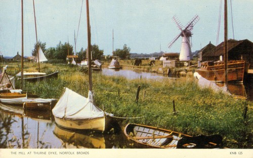 Rppc vintage postcard - rppc, norfolk