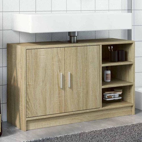 Bathroom cabinet sonoma oak - bathroom,