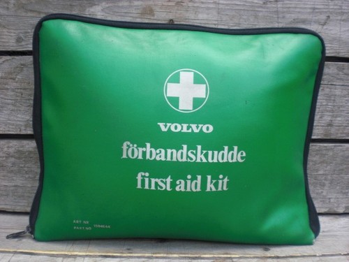 Vintage green volvo first - green,