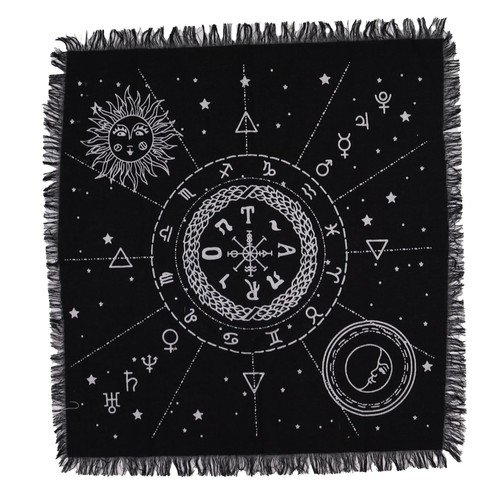 Esoteric fringed altar cloth - fringed,