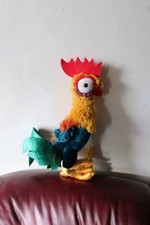 Genuine Disney Store Moana Hei Hei Rooster Chicken Soft Plush Toy 13" (Used)
