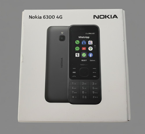 Nokia 6300 black unlocked - nokia, 4g