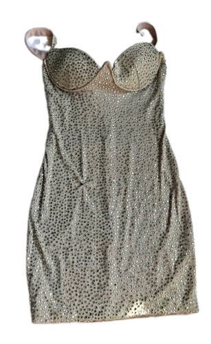 Polly silver rhinestone - ,