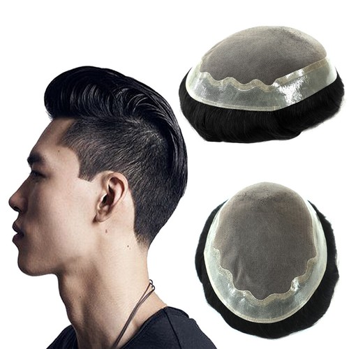 Natural mens hair replacement - natural,