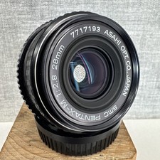 Pentax -M SMC 28mm f/2.8 Prime Lens, with Caps - Pentax K Mount - MINT