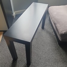 IKEA  Black long narrow coffee Table 90x26cm 45cm height