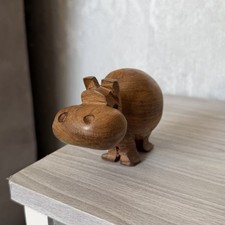 Vintage hand carved wooden - hand,