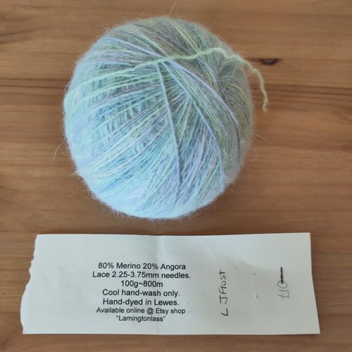 Hand dyed lace - weight, yarn