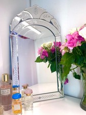 Vintage Venetian Style Etched