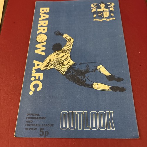 Barrow southport 1971 72 - barrow,