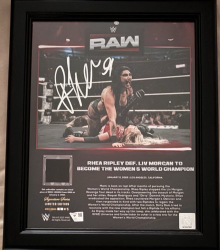 Rhea ripley signed - rhea, or