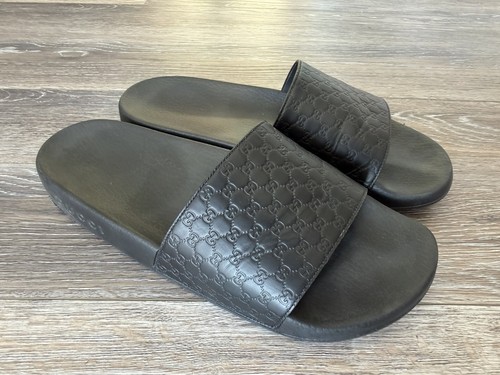 Gucci guccissima slides - gucci,