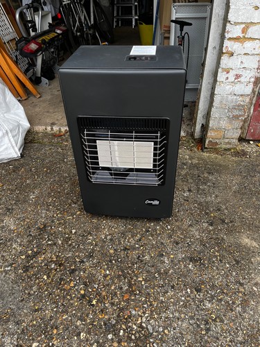 Portable gas fire with full - fire,