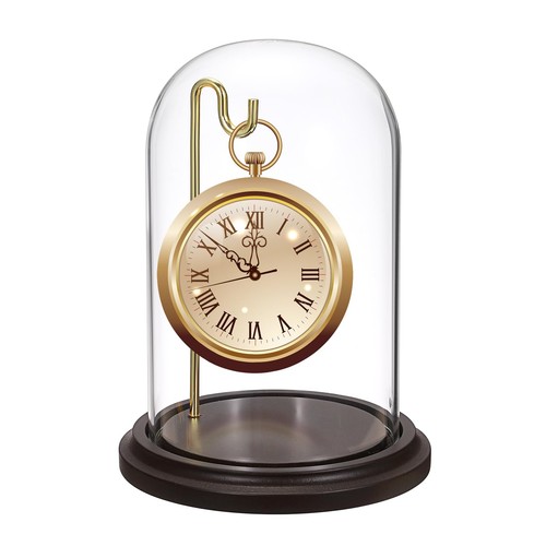 Glass display cloche - dome, with