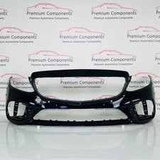 Mercedes C Class Front Bumper W205 Genuine Blue Amg Face Lift 2019 - 2022 [AL58]