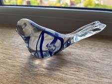 VINTAGE clear glass bird