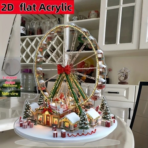 Christmas ferris wheel - ferris,
