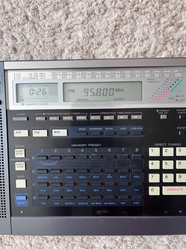 Vintage sony icf 2001d world - sony, icf-2001d
