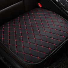 1x Front Car Seat Cover Pads PU Leather Auto Chair Cushion Protector Accessories
