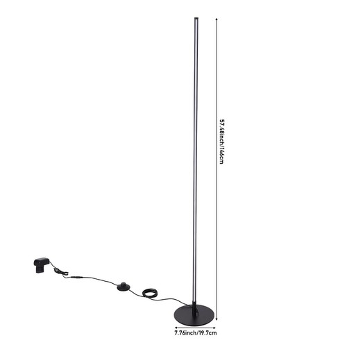 Modern led floor lamp corner - modern,
