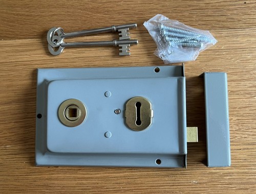 Antique vintage rim door lock - antique,