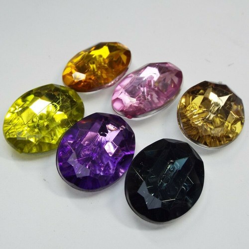 Large oval mirror back buttons - mirror,