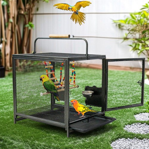 Large budgie cage metal parrot - large,