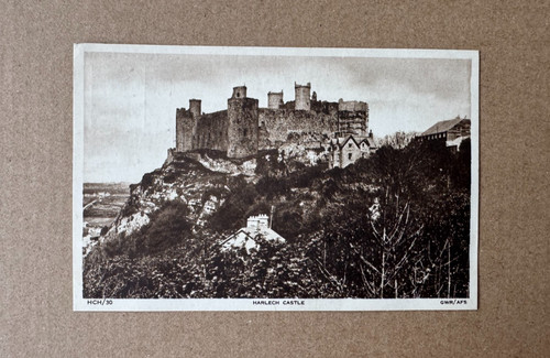 Vintage postcard harlech - -,