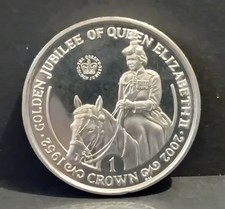 2002 IoM Isle of Man 1 Crown