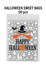 HALLOWEEN: Sweet Bags (50 Pcs) Perfect For Party Favours/Trick-or-Treaters ?