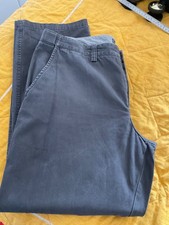 Mid grey cotton trousers from Maine size 38" waist short