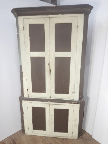 Antique corner cupboard - antique,