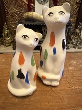 Vintage Handpainted Cat Salt &
