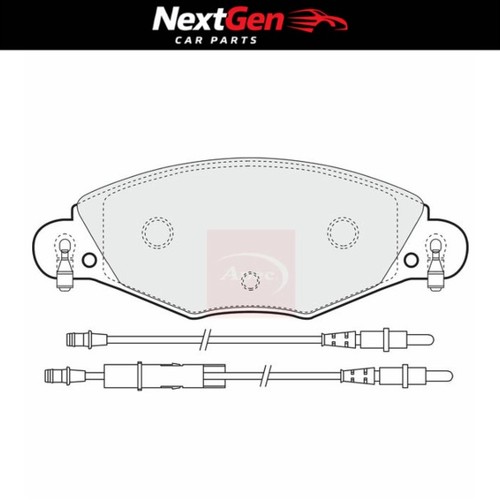 Front brake pads - front,