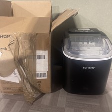 EUHOMY Ice Maker Machine Countertop Ice Cube Maker, Self-Cleaning Function,9 Cub