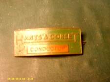 Hants & Dorset Hampshire Conductor Bus Coach Cap Hat Uniform Badge