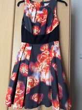 Amari ladies skater dress black/orange size 8