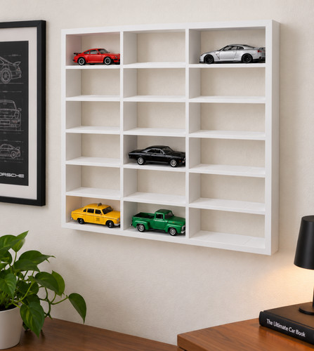 Car diecast wall - 18, 1:64