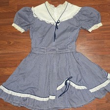 Vtg. Handmade gingham Circle