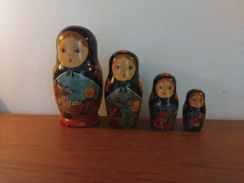 Vintage russian doll - vintage, x4
