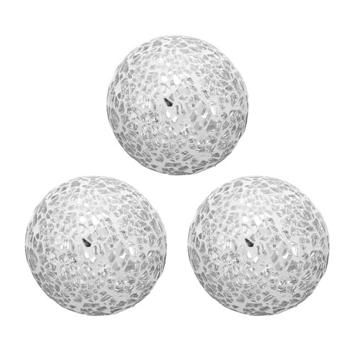 3pcs decorative glass balls - 3pcs,