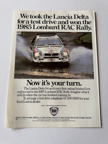 Original 1985 lancia - 1985, delta