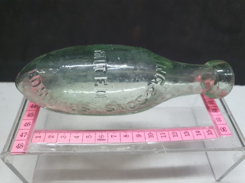 Glass bottle 18cm high - glass,